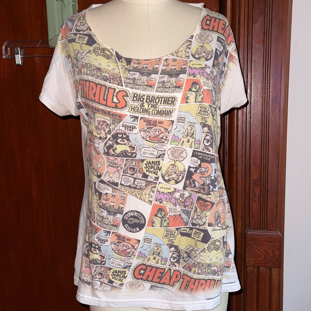 Hysteric Glamour Cheap Thrills Janis Joplin Rare graphic tee shirt